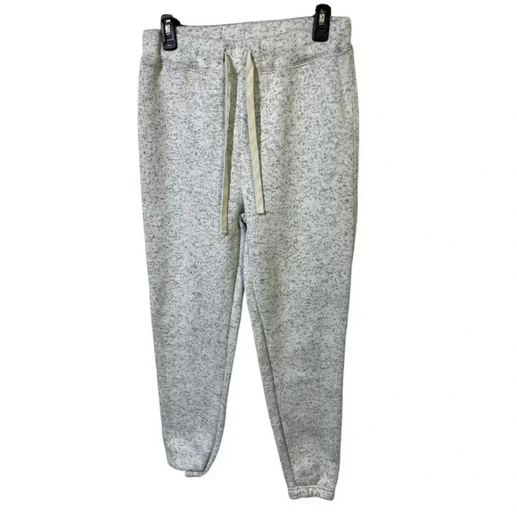 Thread Supply Knit Fleece Lined Joggers Lounge Comfy Cozy Warm Thick Casual - Picture 1 of 7